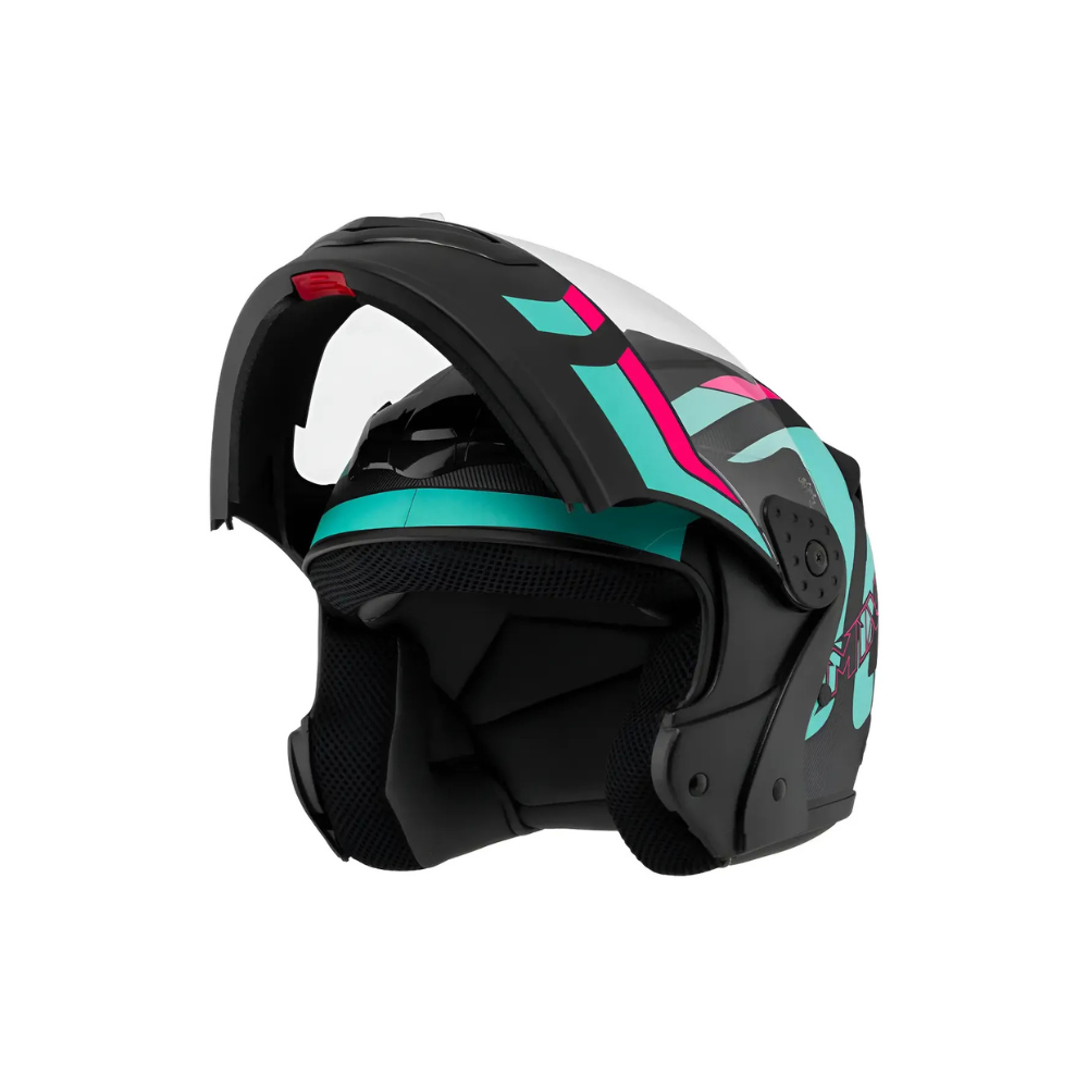 Capacete Robocop Escamoteável Fechado Mixs Gladiator Delta S