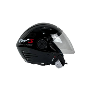 Capacete Aberto P/ Moto Fw3 Viseira Cristal X Open Inmetro