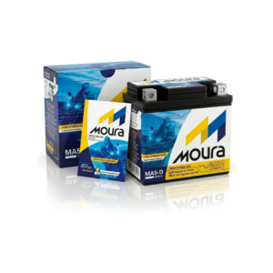 Bateria Moura MA5-D 5 Ah 12V Selada para Honda, Yamaha e Mais
