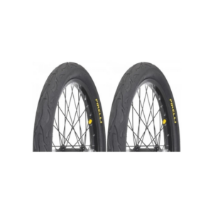 Par Pneu Aro 20x2.125 Bicicleta Pirelli Balão Tornado Flame Cor Preto