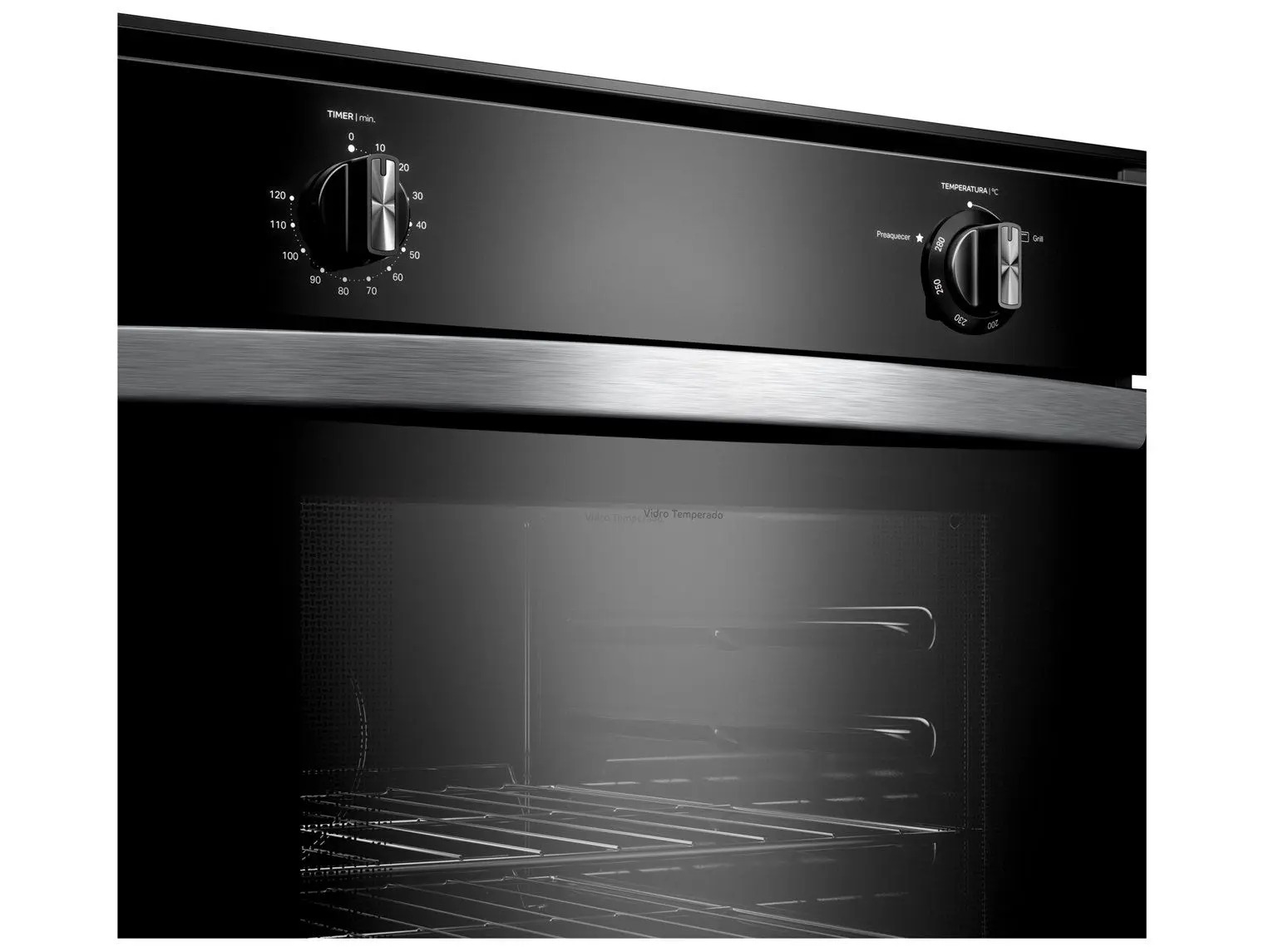 Forno a Gás de Embutir Consul Multifuncional Grill 78L Preto COA84CE - Imagem 8