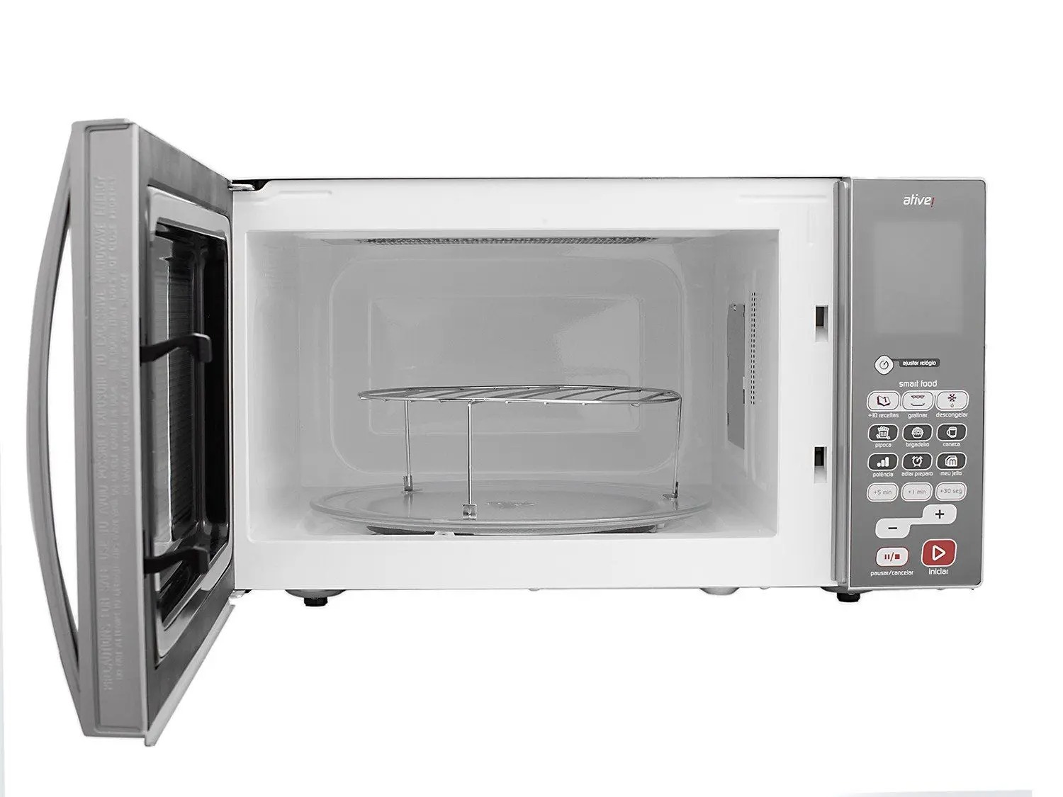 Micro-ondas Brastemp 38 Litros cor Inox Espelhado com Grill - BMJ38AR - Imagem 6