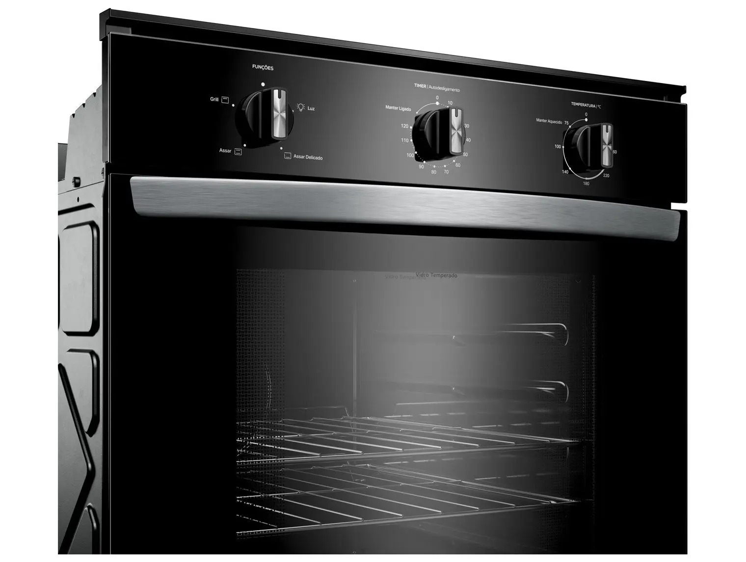 Forno de Embutir Elétrico Consul 84 Litros Preto com Timer Autodesligamento e Grill - COB84BE - Imagem 4