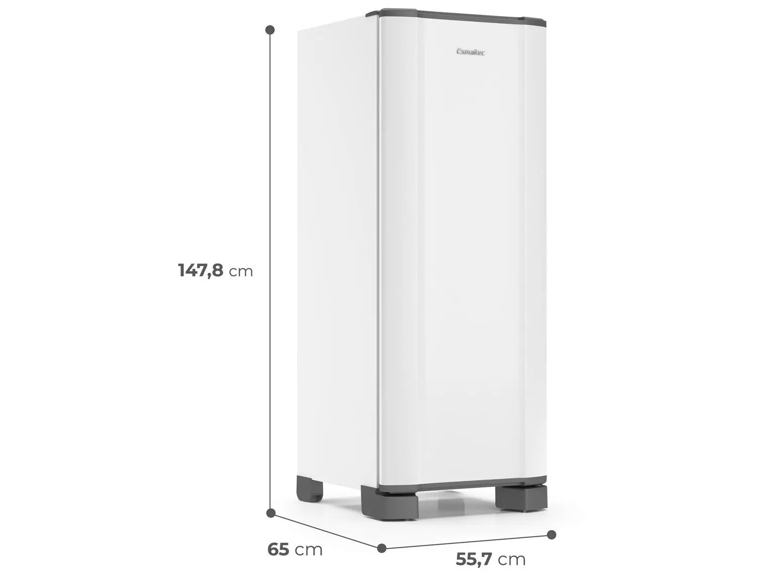 Geladeira/Refrigerador Esmaltec Cycle Defrost 1 Porta Branco 293L ROC31 PRO - Imagem 7