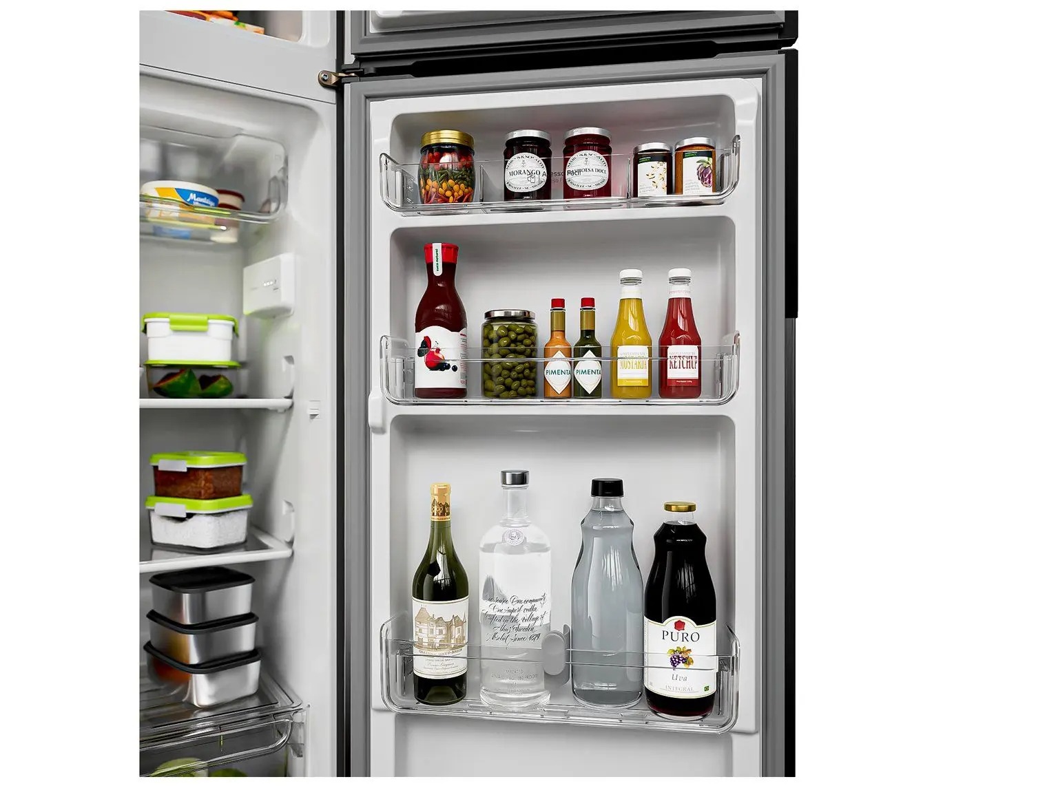 Geladeira/Refrigerador Consul Smart Frost Free Inox Duplex 377L CRM44MKANA - Imagem 2