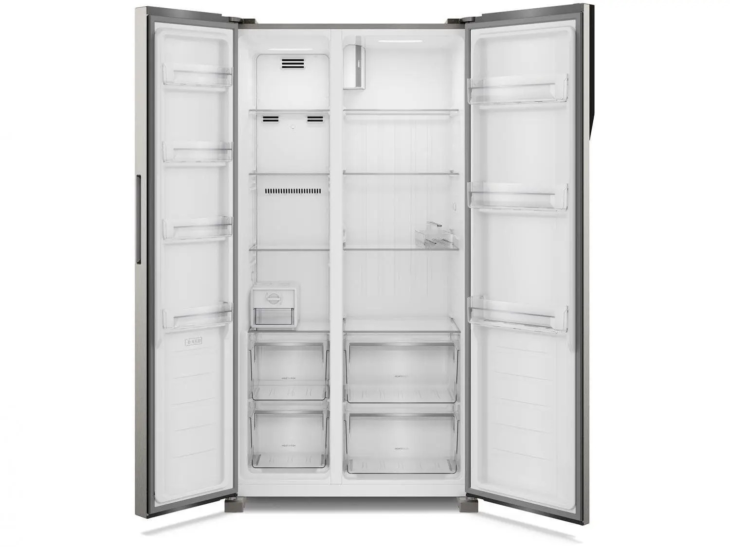 Geladeira Electrolux Frost Free Inverter 440L Efficient com AutoSense Side by Side cor Inox Look (IS4S) - Imagem 4