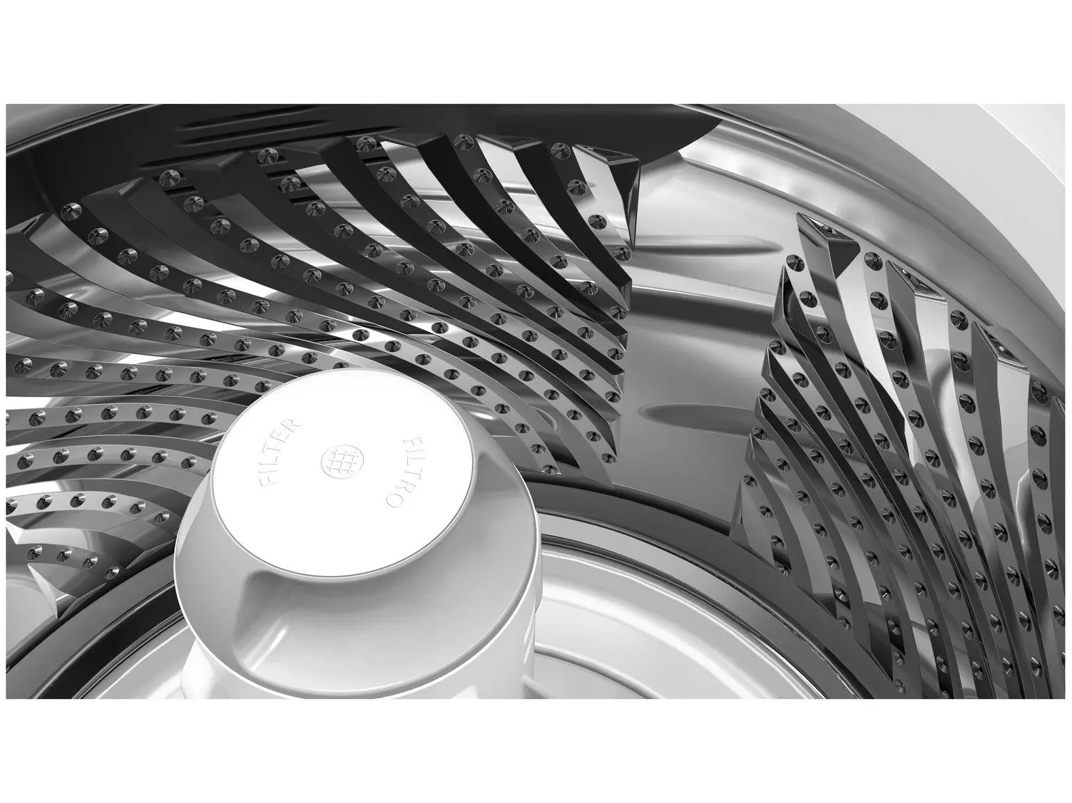 Lavadora de Roupas Brastemp 18kg Cesto Inox 12 Programas de Lavagem Branca BWF18AB - Imagem 6