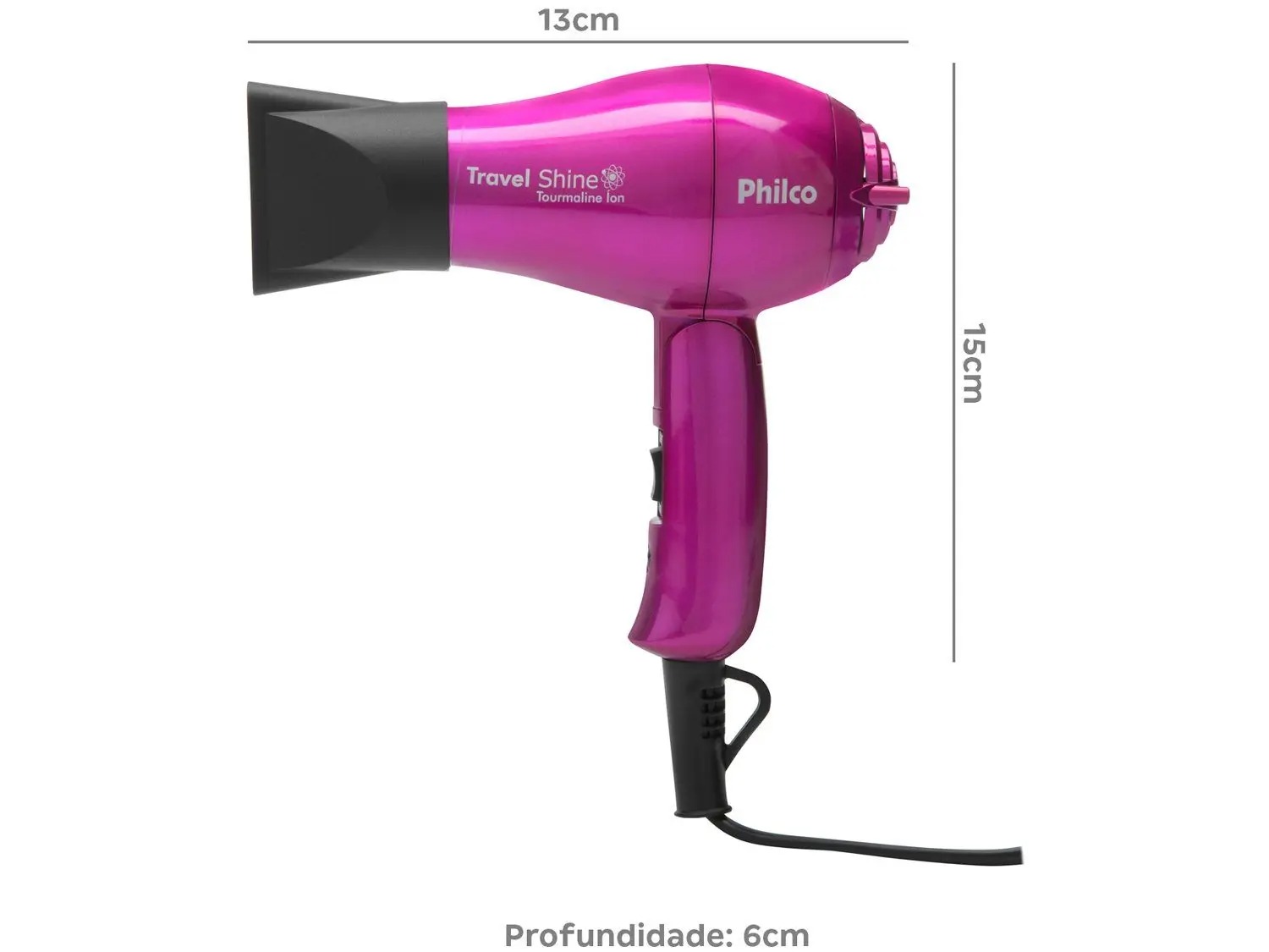 Kit Secador e Chapinha de Viagem - Philco Travel Shine - Imagem 3