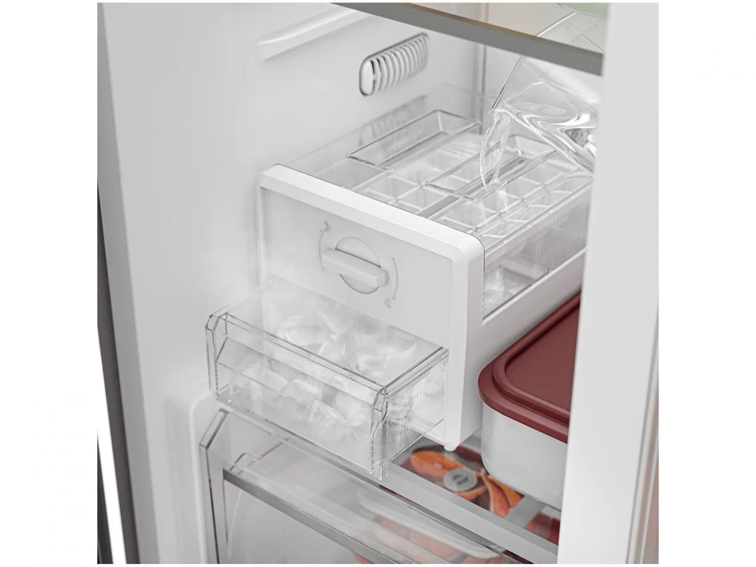 Geladeira Electrolux Frost Free Inverter 440L Efficient com AutoSense Side by Side cor Inox Look (IS4S) - Imagem 5