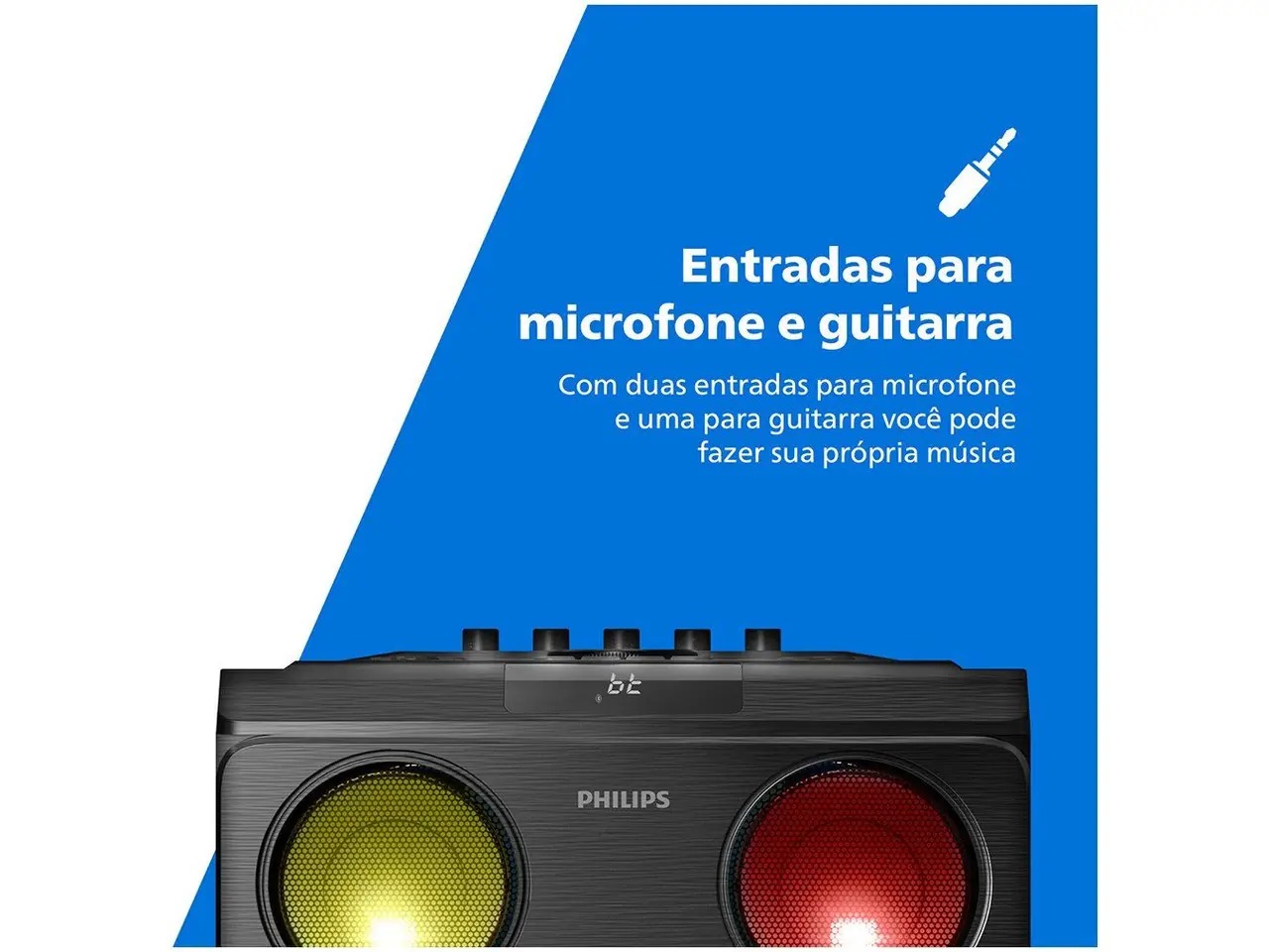 Caixa de Som Torre Philips TAX5509/78 Party Speaker 2400W - Imagem 7