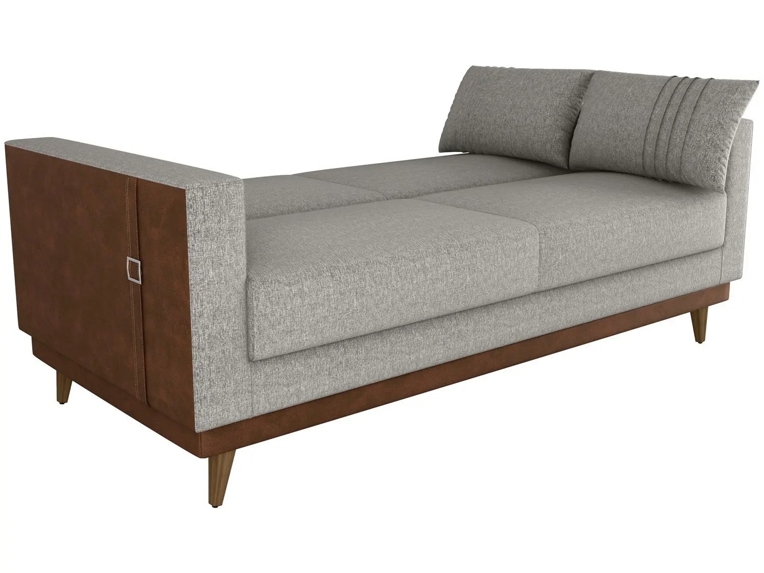 Sofá-cama 3 Lugares Casal Reclinável Facto e Linho Matrix Esther - Imagem 4