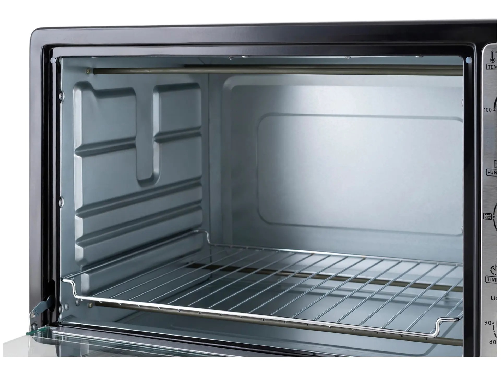 Forno Elétrico de Bancada Mondial Multifuncional 52L Preto e Prata Grand Family II FRN-52-B - Imagem 6