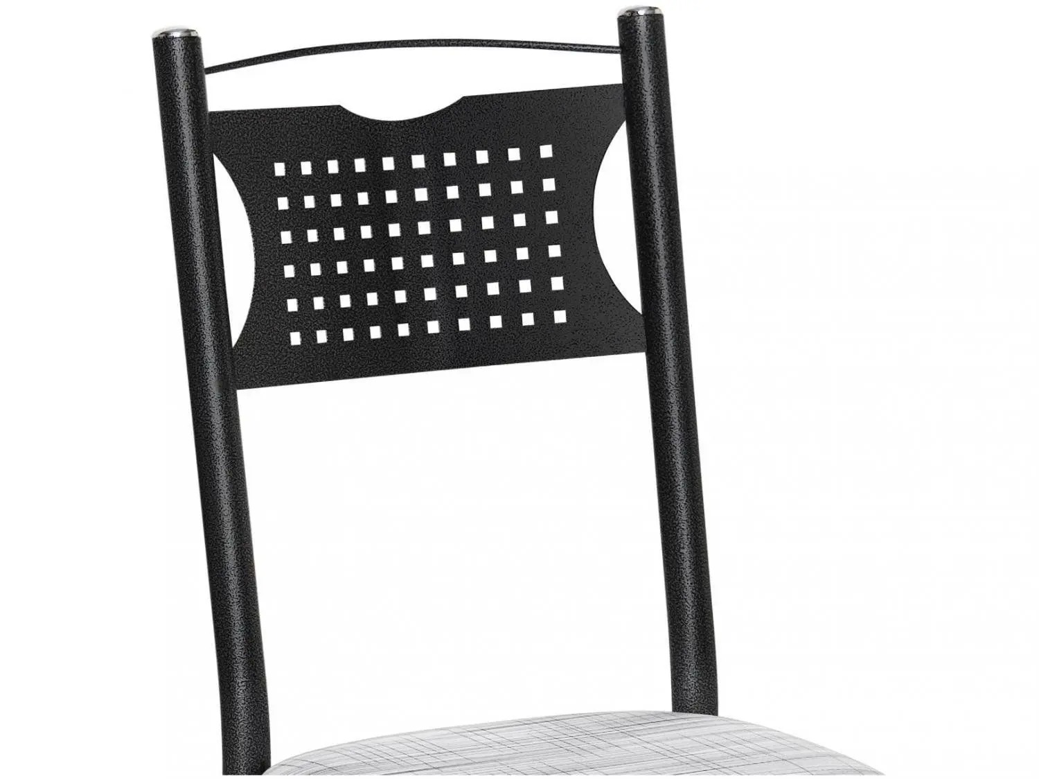 Mesa de Jantar 4 Cadeiras Retangular Aço Tampo Granito Poeme Ciplafe - Imagem 9