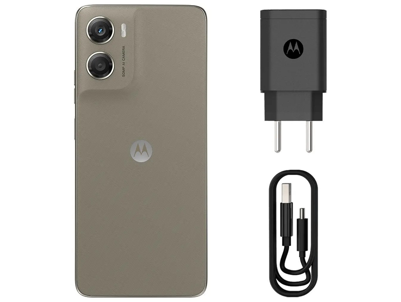 Smartphone Motorola Moto g06 256GB 4GB Ram Bege 6,9" Câm. 50MP + Selfie 8MP - Imagem 6