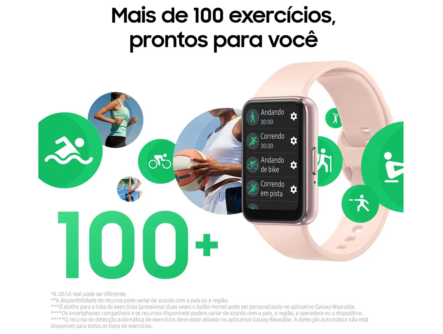 Smartphone Samsung Galaxy A57 128GB Azul Escuro - 5G + Smartband Samsung Galaxy Fit3 Rosé - Imagem 6