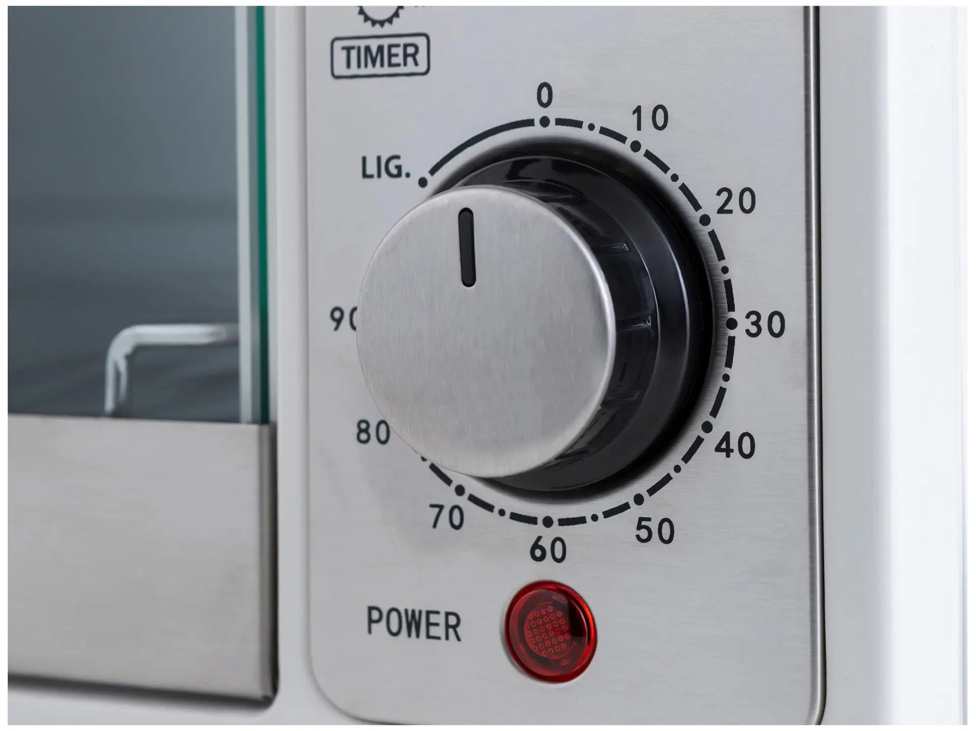 Forno Elétrico de Bancada Mondial Multifuncional 52L Branco e Prata Grand Family II FRN-52-W - Imagem 7
