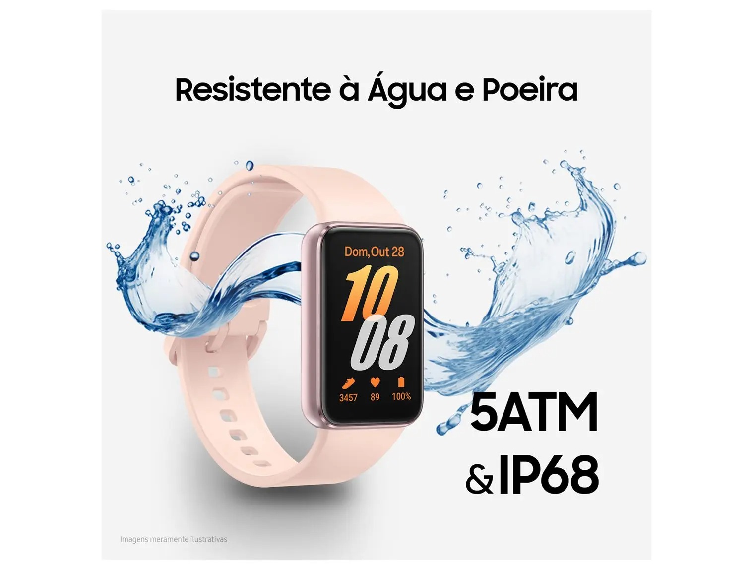 Smartphone Samsung Galaxy A57 128GB Azul Escuro - 5G + Smartband Samsung Galaxy Fit3 Rosé - Imagem 9