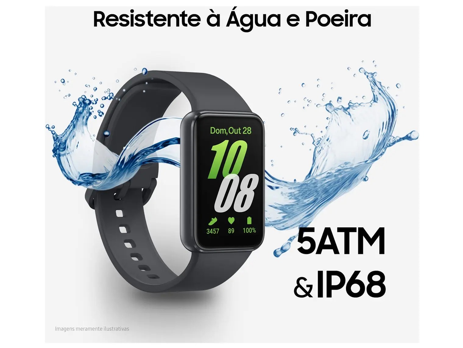 Smartphone Samsung Galaxy A57 128GB Azul Escuro - 5G + Smartband Samsung Galaxy Fit3 Grafite - Imagem 2