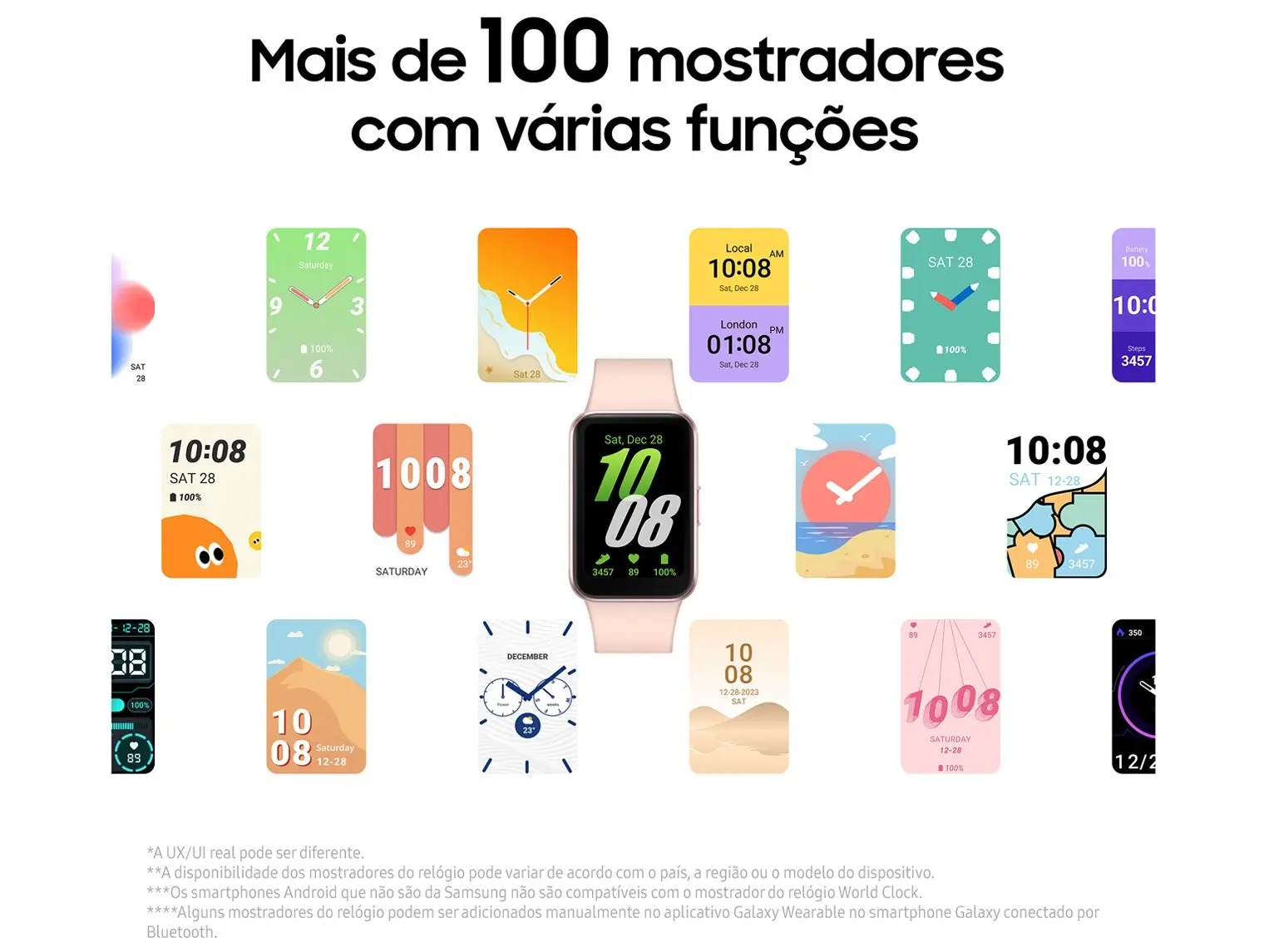 Smartphone Samsung Galaxy A57 128GB Azul Escuro - 5G + Smartband Samsung Galaxy Fit3 Rosé - Imagem 11