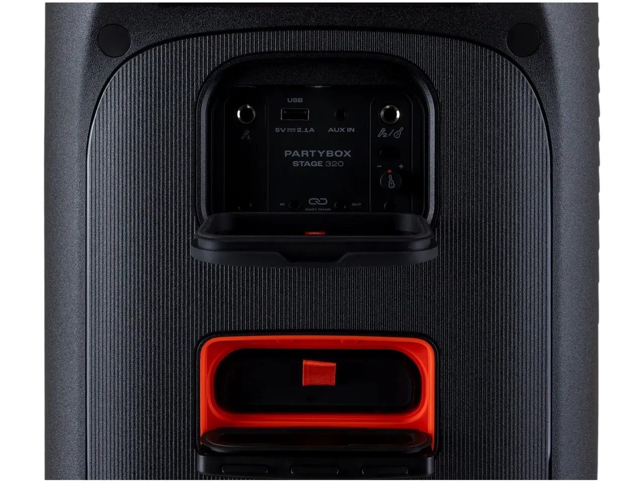 Caixa de Som JBL PartyBox Stage 320 Bluetooth Amplificada Portátil IPX4 240W USB - Imagem 13
