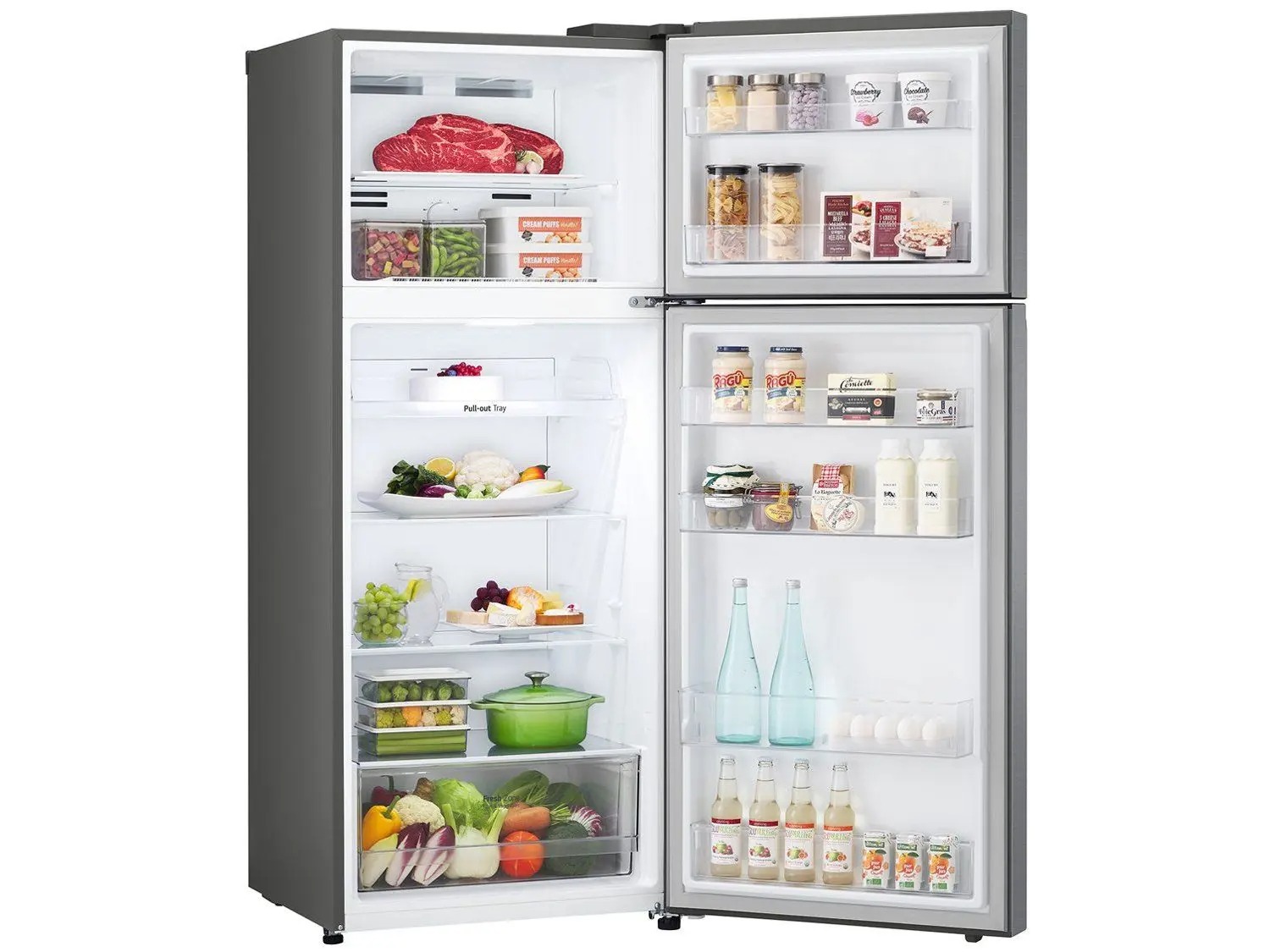 Geladeira/Refrigerador LG Frost Free Duplex 395L - GN-B392PLM Compressor Inverter - Imagem 6