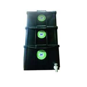 Composteira Doméstica / Minhocário - 15 litros - KIT Completo - Minhoco