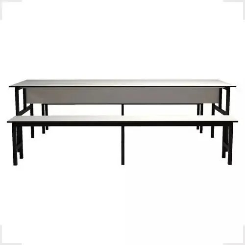 Conjunto Mesa para Refeitório 8 Lugares com Bancos Separado - DE ASTRO - Imagem 4