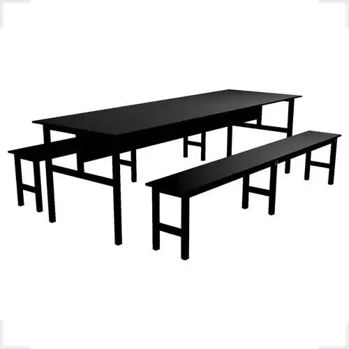 Conjunto Mesa para Refeitório 10 Lugares com Bancos Separado - DE ASTRO