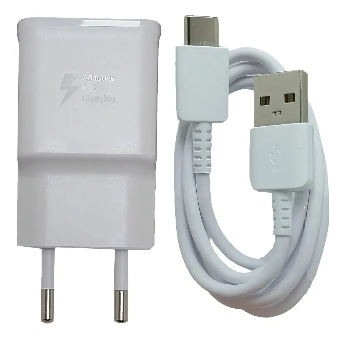 Carregador Celular Samsung Usb C A52 A30 A54 Turbo Cor Branco - Imagem 2
