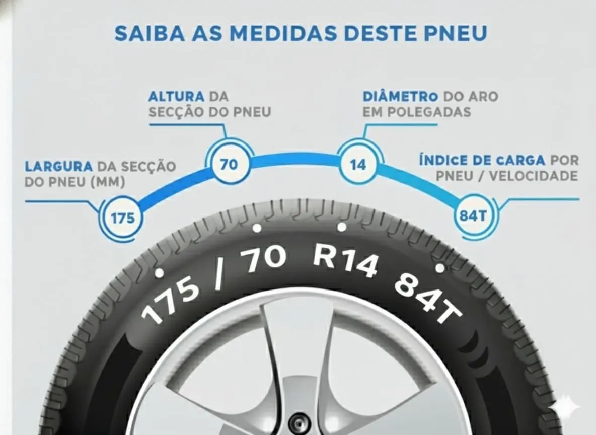 Pneu Aro 14 Magnum Tires 175 70R14 Campione M3 84T - Imagem 5