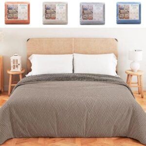 Coberdrom Queen Aveludado com Manta Soft Dupla Face 270X250 BF Colchões