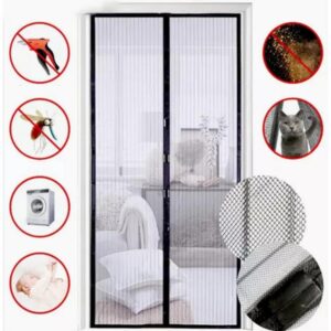 Kit Tela Mosqueteira Magnética Imã Porta Cortina Inseto Casa Apartamento Chacara - Jodi Produtos