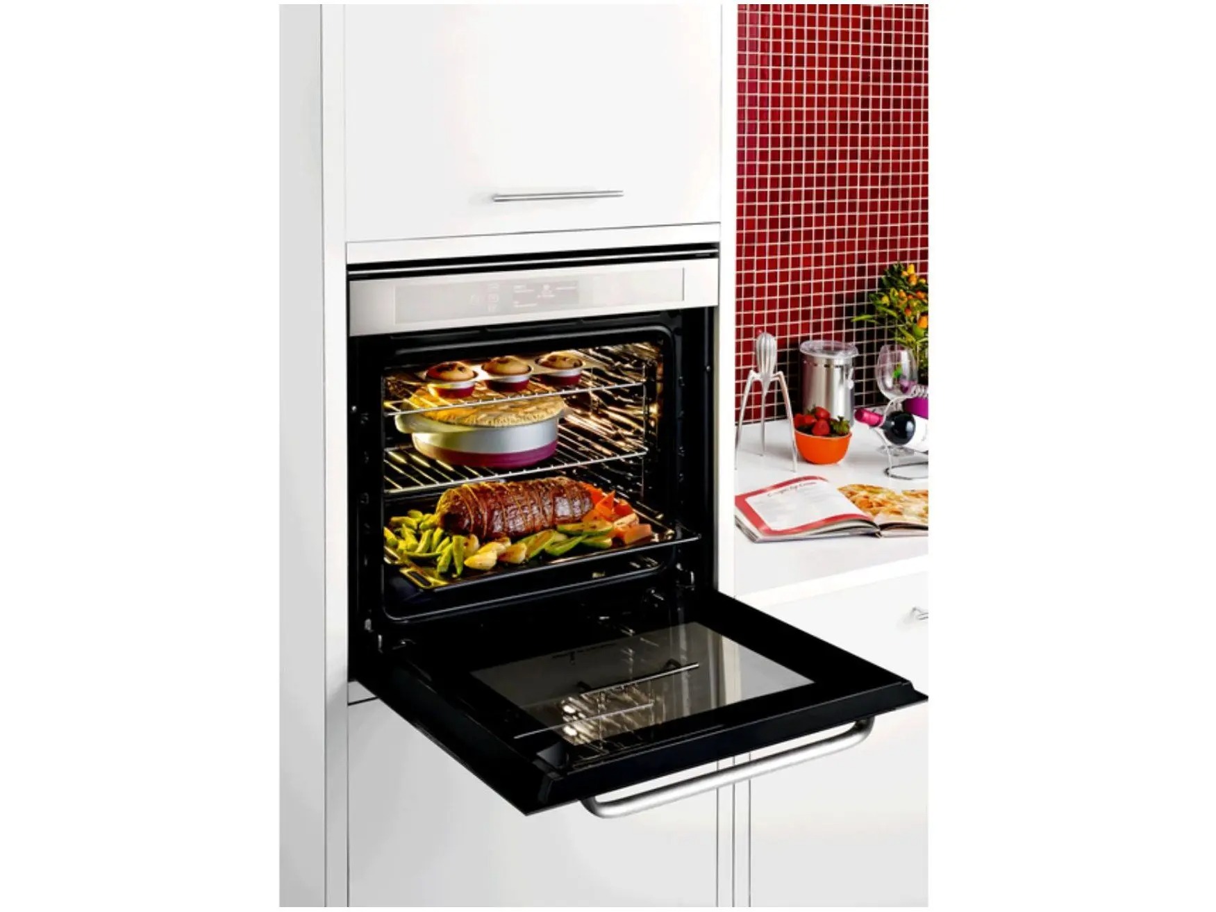 Forno de Embutir Elétrico Brastemp 67 Litros Inox com Função Ar Forçado e Painel Touch - BO260AR - Imagem 3