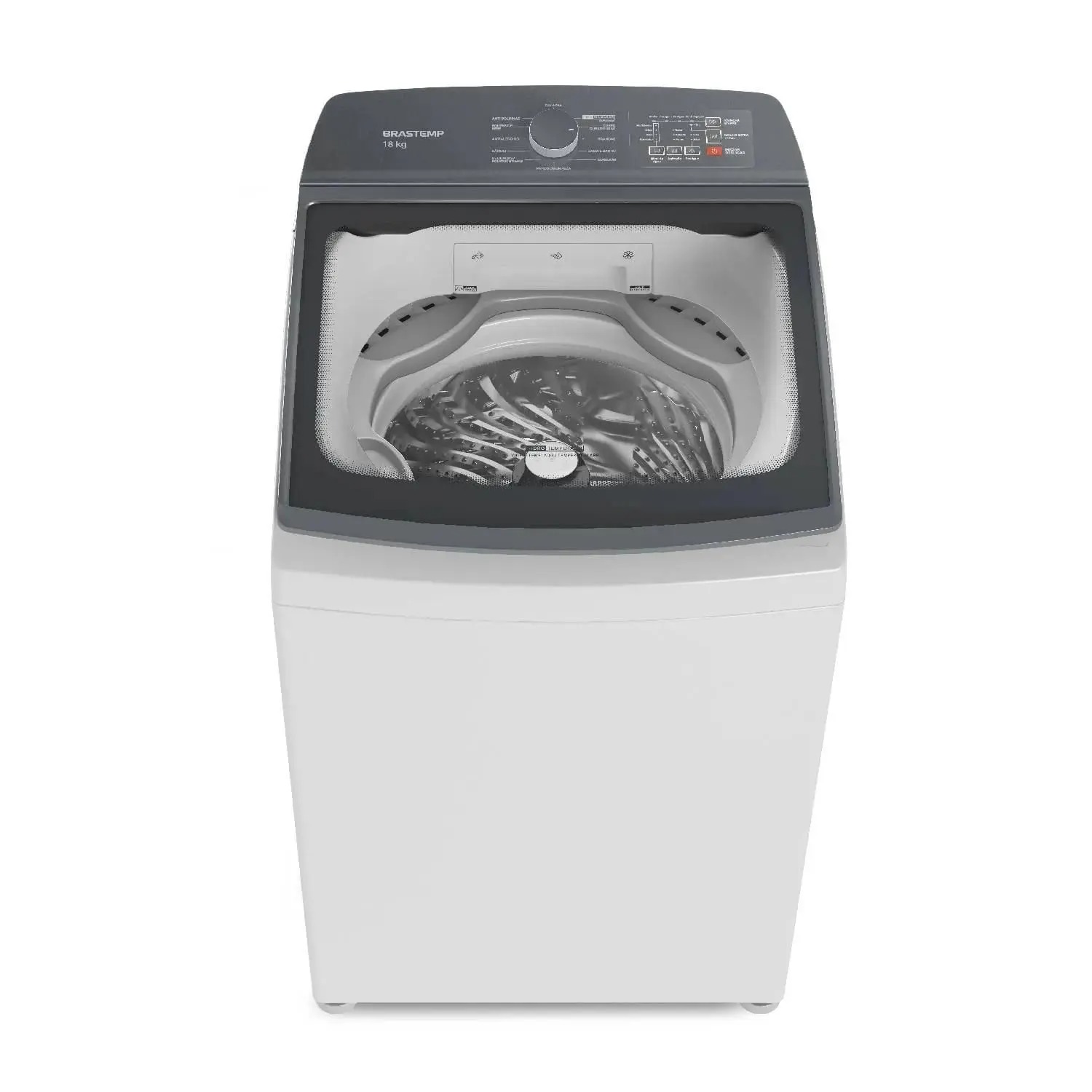 Máquina de Lavar Roupas Brastemp 18kg Branca Ciclo Tira Manchas e Edredom King BWF18AB
