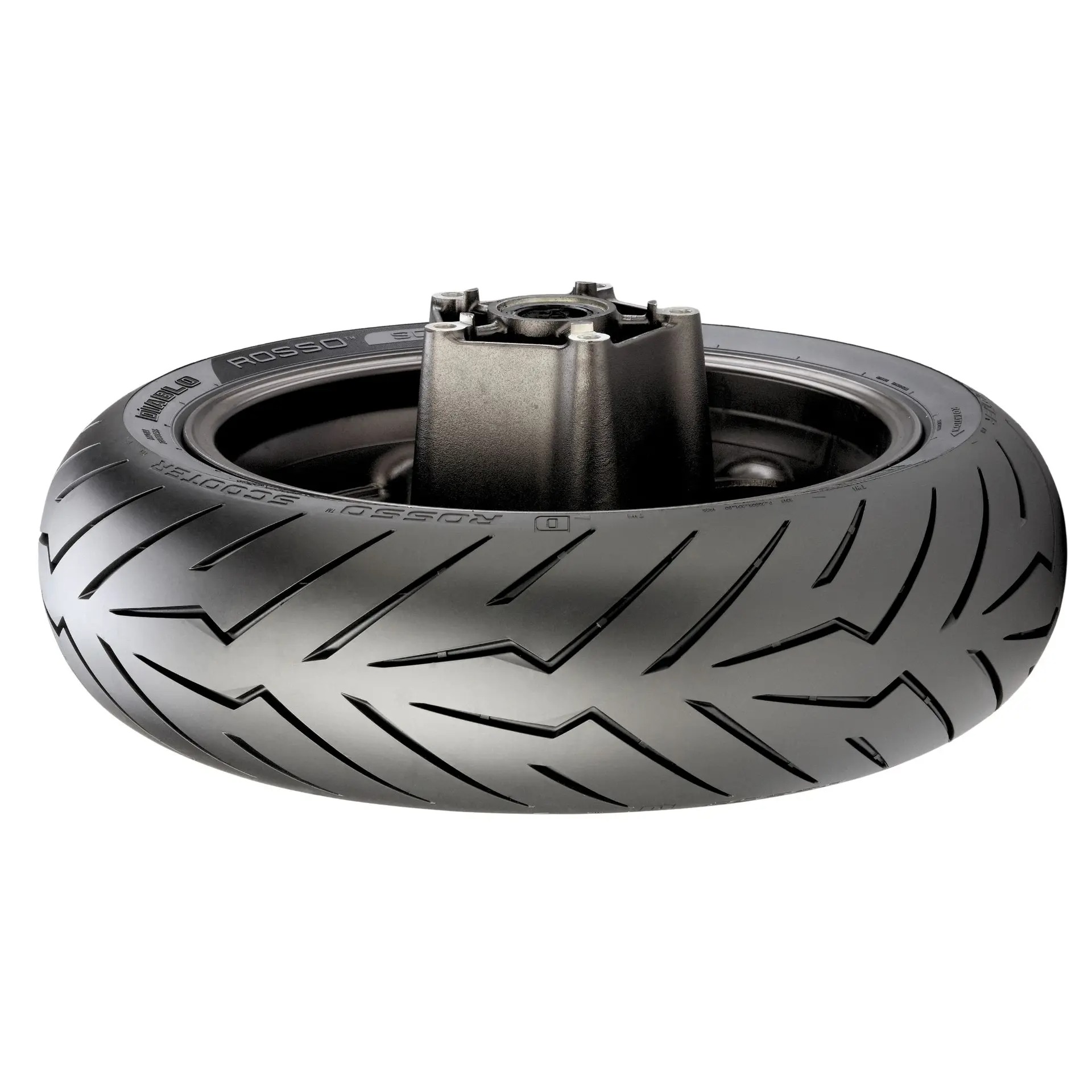 Pneu Moto Pirelli Diablo Rosso Scooter Aro 13 130/70-13 63P Traseiro Uso sem Câmara - Imagem 4