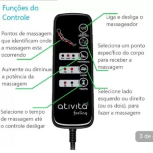 Cama Box Baú Casal 1,38x1,88 Com Controle Massageador Bege escuro Cabeceira Bege claro ALLMAG
