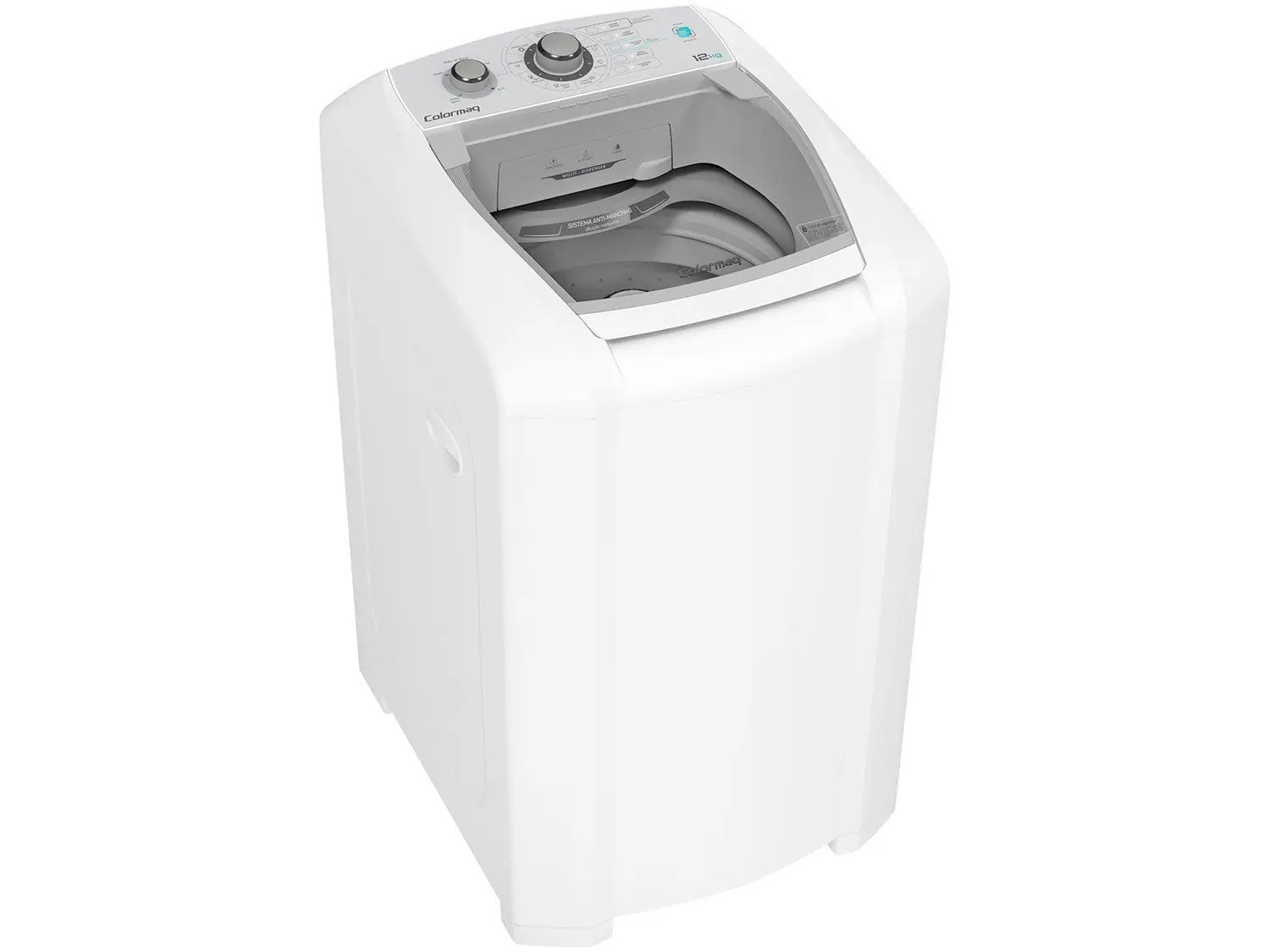Máquina de Lavar Roupas 12 Kg Colormaq LCA - Sistema Antimanchas, Filtro Duplo de Fiapos, Branca - Imagem 2