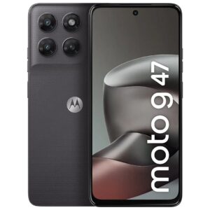 Smartphone Motorola Moto g47 128GB 5G 12GB (4GB RAM + 8GB RAM Boost) Grafite 6,7" Câm. Dupla Selfie 32MP