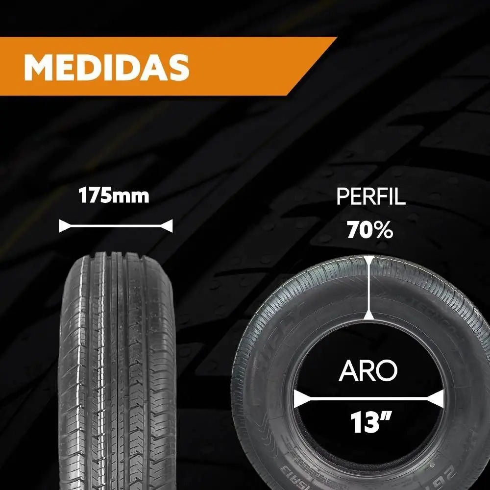 PNEU ARO 13 175/70R13 82H Hifly HF-261 - Imagem 3