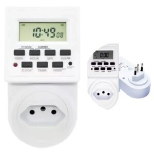Temporizador Timer Digital Bivolt Liga Desliga Bomba Agua 20 Programações - Jodi
