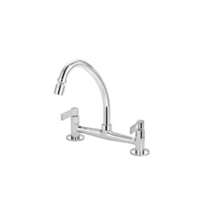 Torneira Misturador de Mesa Cozinha Arejador Articulado Mecanismo 1/4 Volta - Modelar