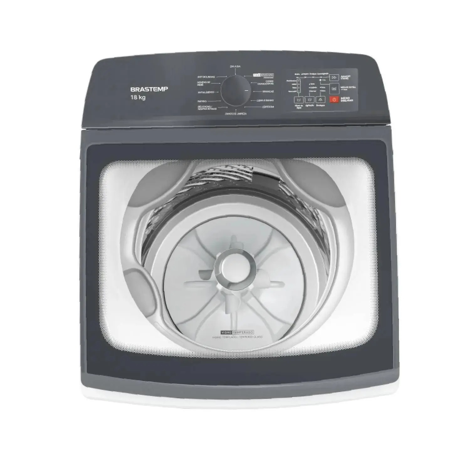 Máquina de Lavar Roupas Brastemp 18kg Branca Ciclo Tira Manchas e Edredom King BWF18AB - Imagem 3