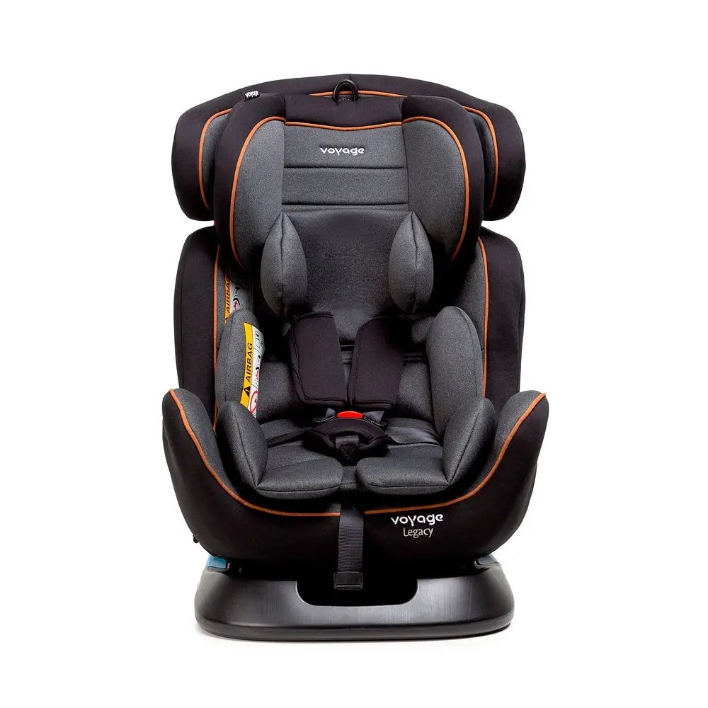 Cadeirinha Infantil Reclinável Legacy Cinza E Preto Mescla Voyage - Imagem 3