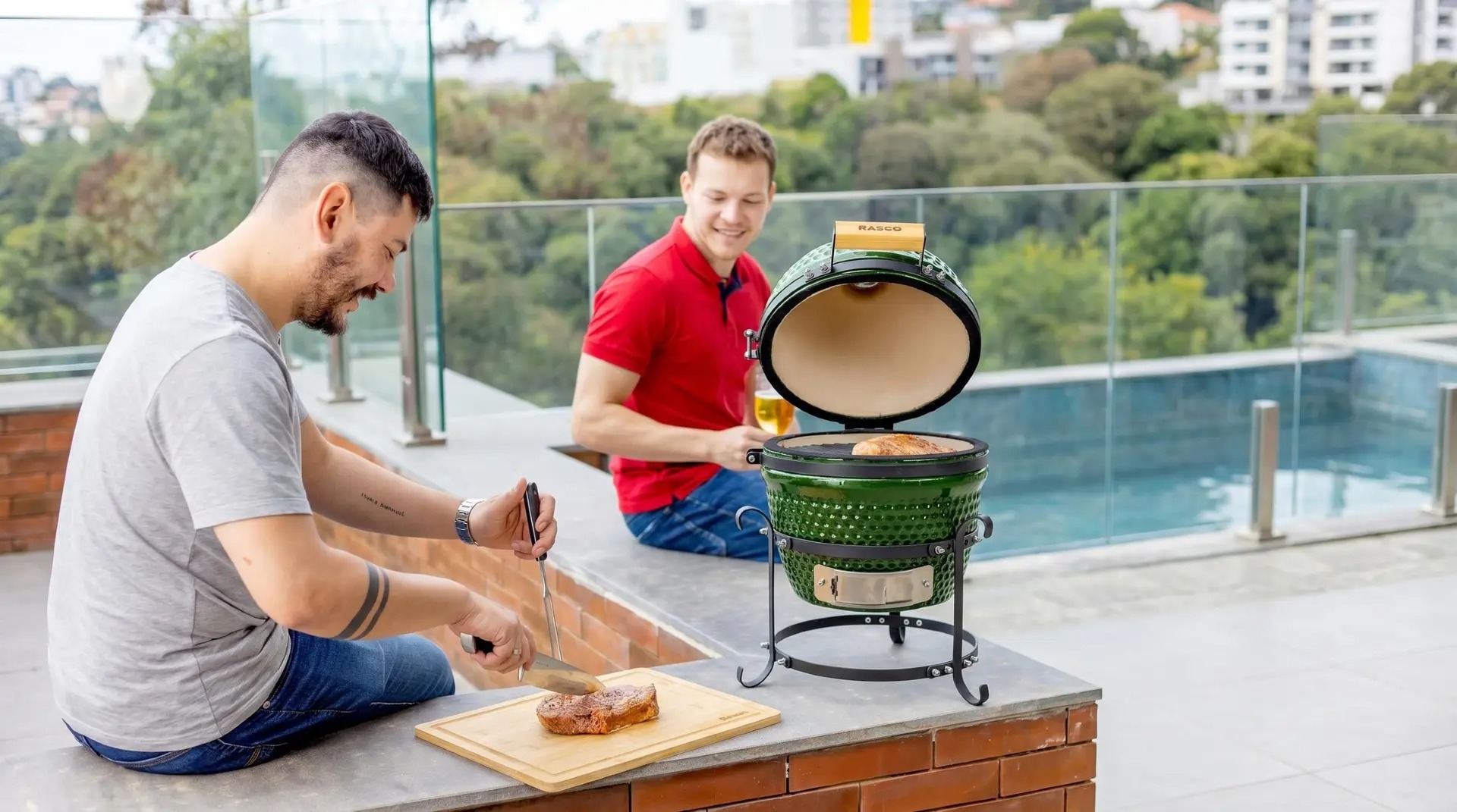 Churrasqueira Kamado Mini RASCO - Imagem 3