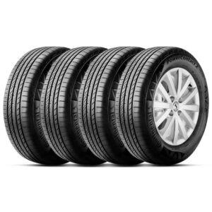 Kit 4 Pneu Continental Aro 16 205/55r16 91v Fr PowerContact2 - Continental Pneus