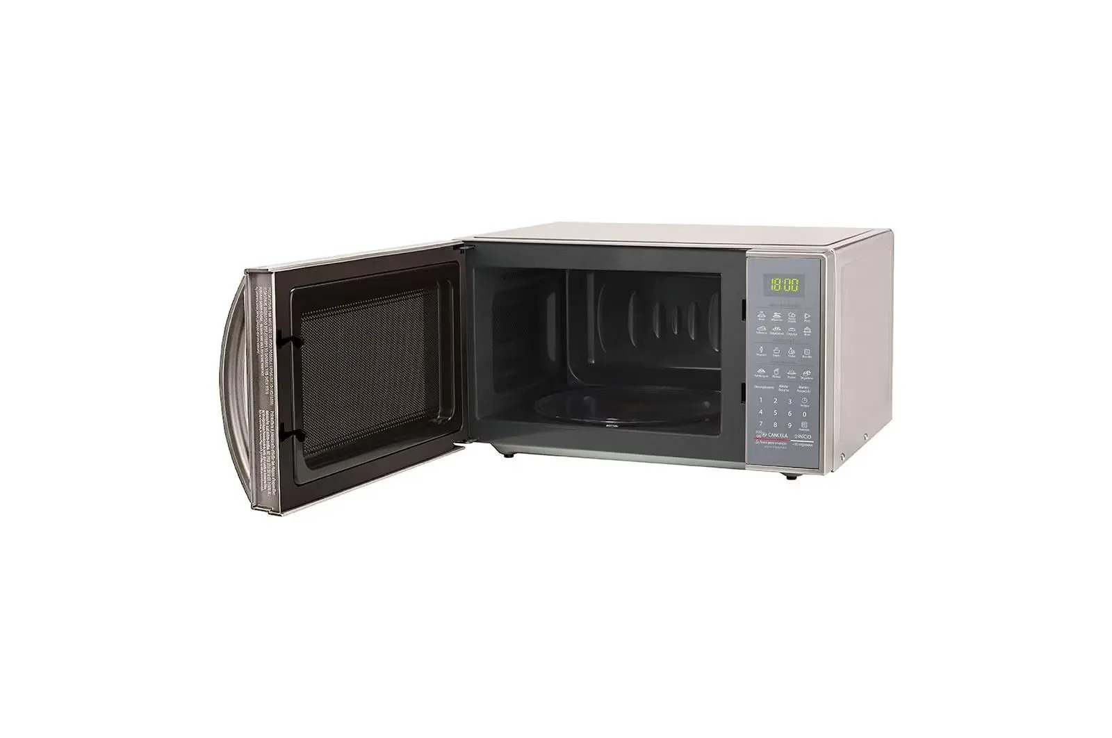 Micro Ondas LG 30L MS3043BR Limpa Fácil 127V Prata - Imagem 5