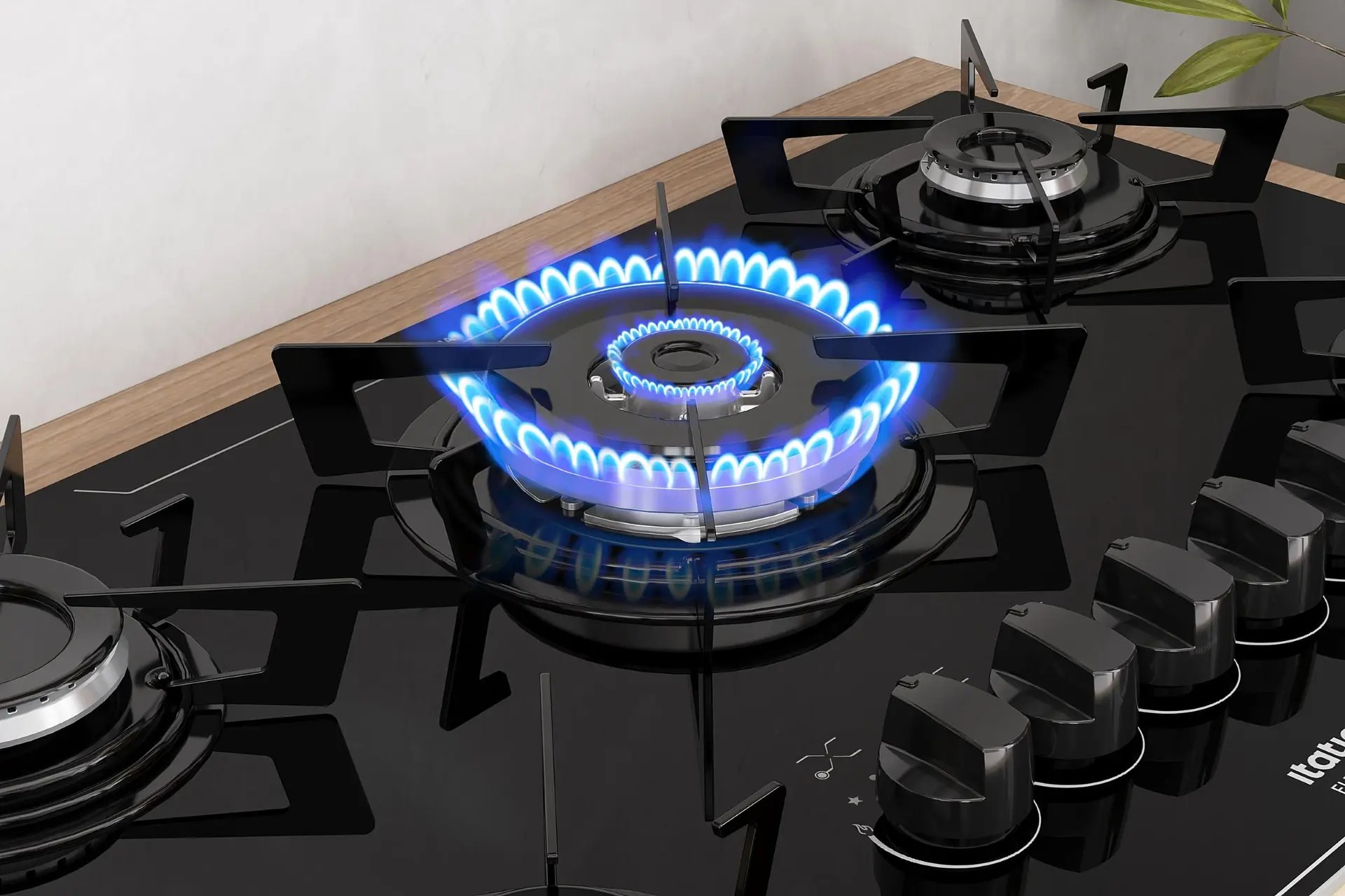 Cooktop Electra Plus Itatiaia 5 Bocas Tripla Chamas Bivolt Preto - Imagem 5