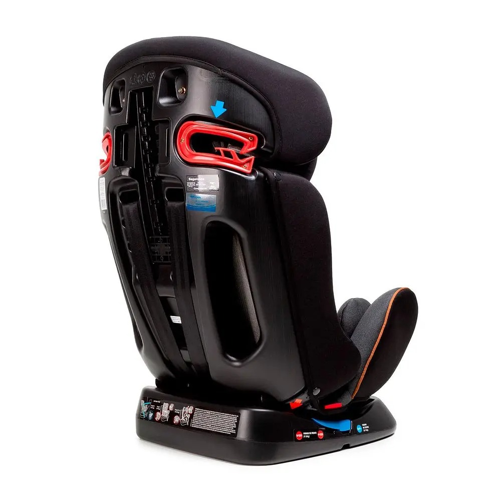 Cadeirinha Infantil Reclinável Legacy Cinza E Preto Mescla Voyage - Imagem 2