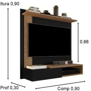 Painel Tv até 32 polegadas Rio de Janeiro com Porta Cores - Comprar Moveis em casa - Comprar Móveis em Casa