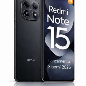 Xiaomi Redmi Note 15 256GB 8GB Câmera 108MP 20MP AMOLED 120Hz FHD Plus Design Premium Água e Poeira